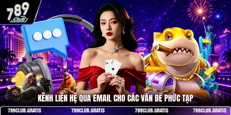Kênh liên hệ qua email cho các vấn đề phức tạp