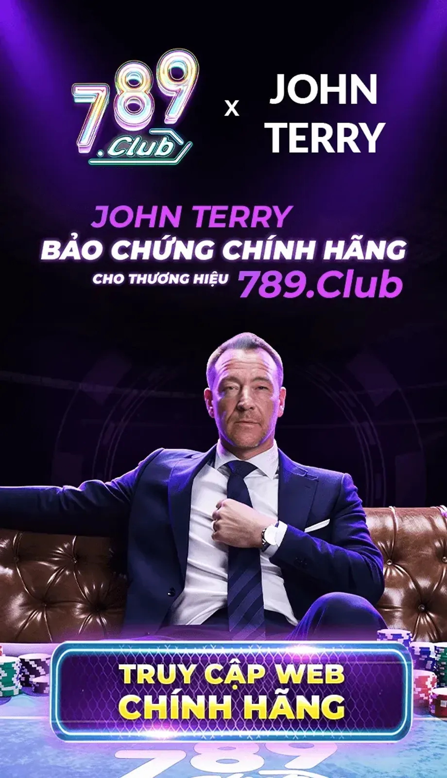 Bảo chứng chính hãng cho 789CLUB - John Terry